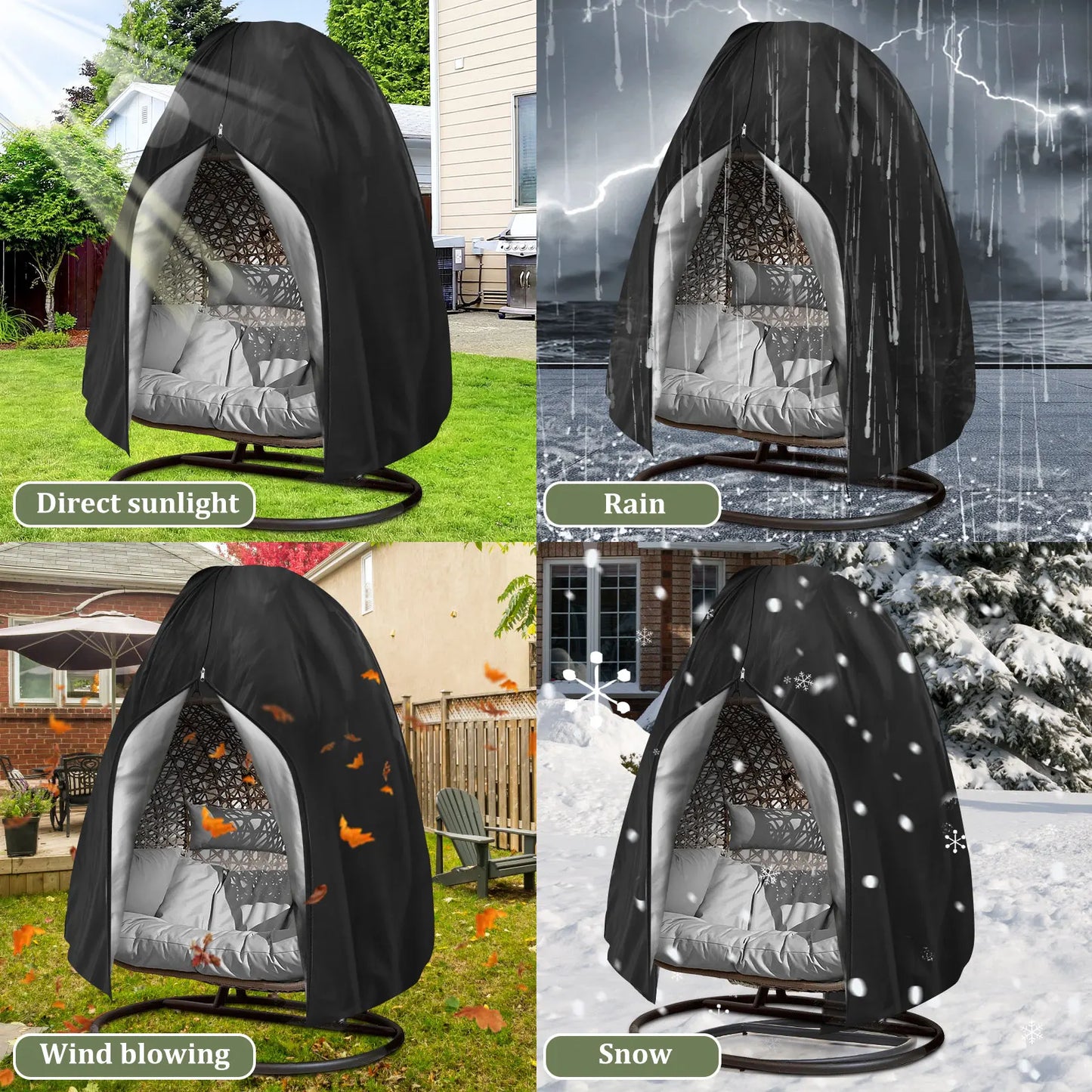 Vodotěsný potah na zahradní houpačku