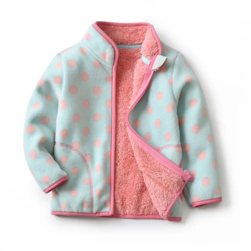 Fleece bunda se vzorem