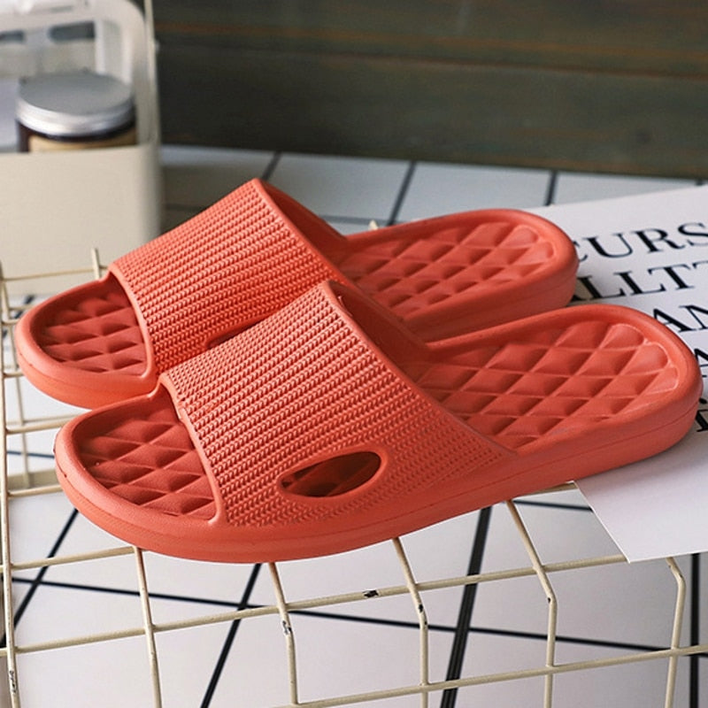 Unisex jednobarevné pantofle