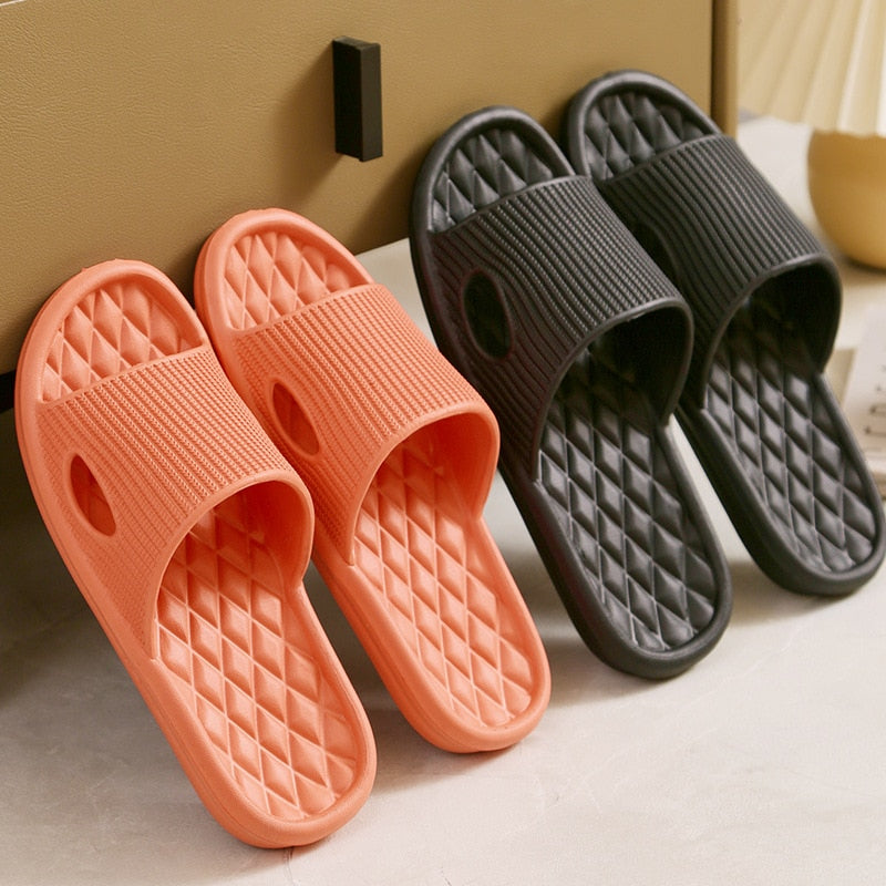 Unisex jednobarevné pantofle
