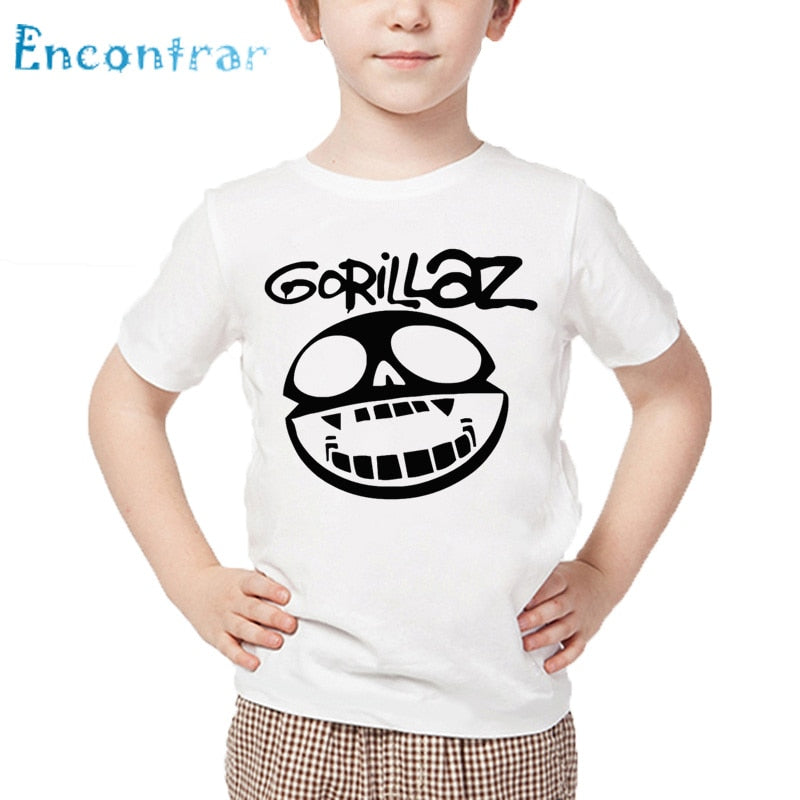 Dětské triko s nápisem Gorillaz