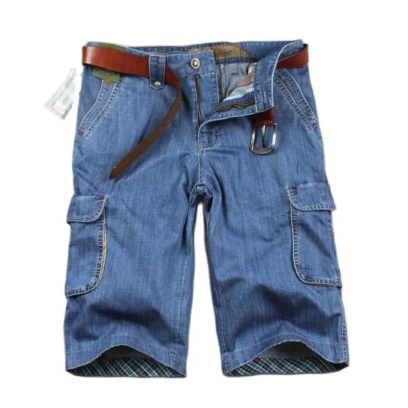 Pánské denim kraťasy