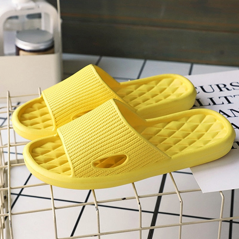 Unisex jednobarevné pantofle