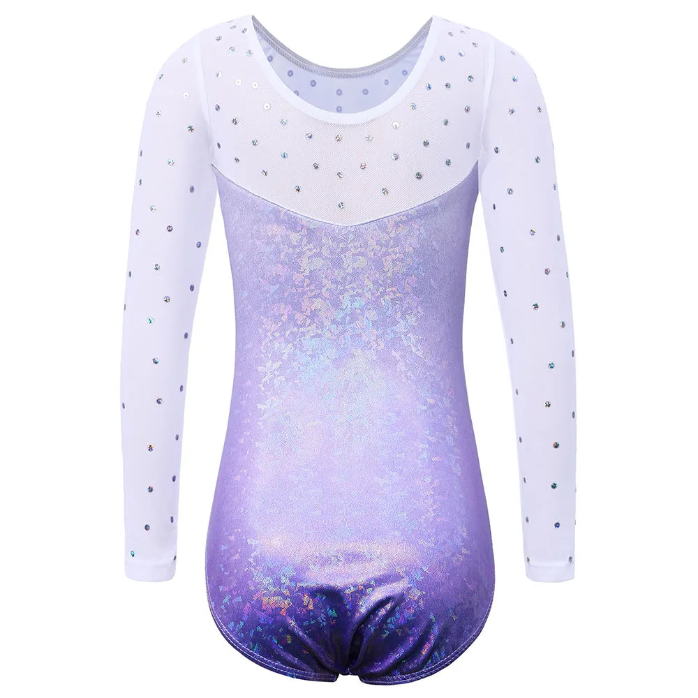 Trikot na gymnastiku s dlouhým rukávem