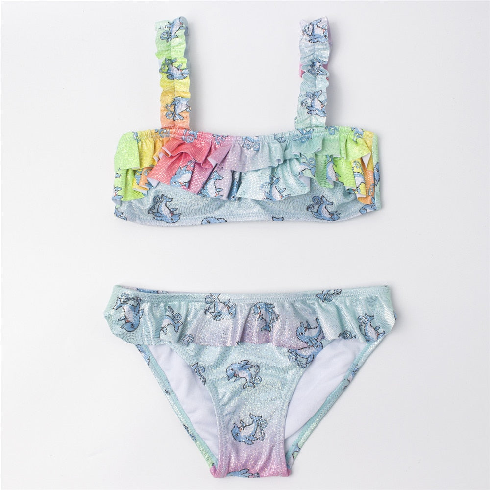 Dívčí bikiny se vzorem