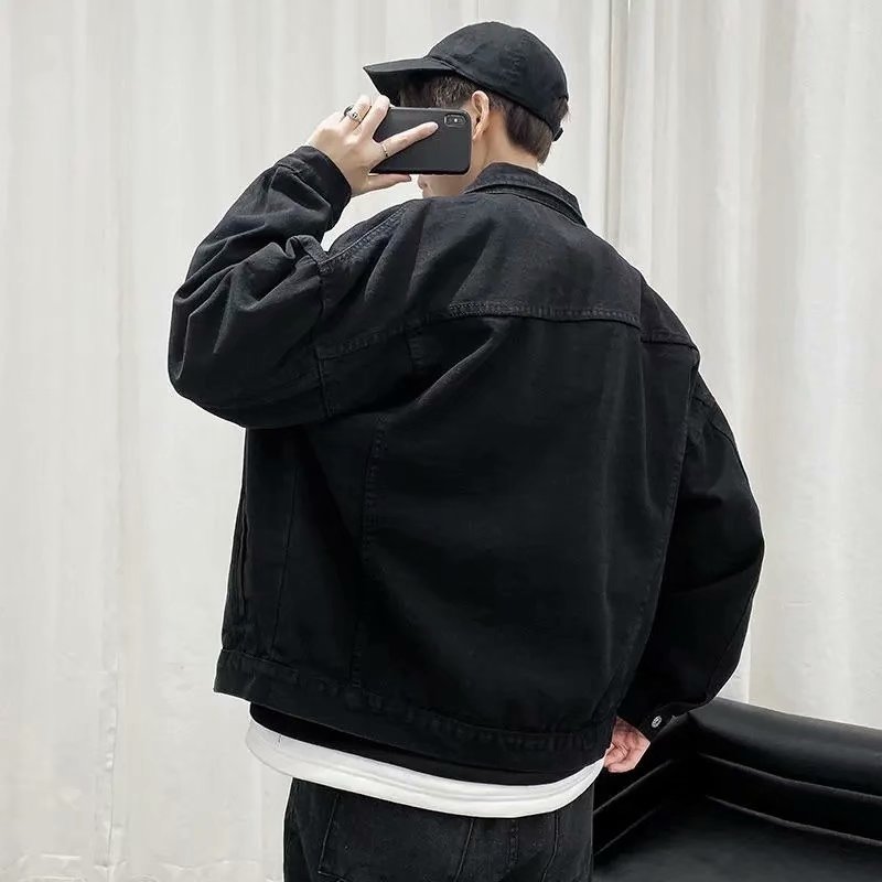 Pánská džínová oversized bunda