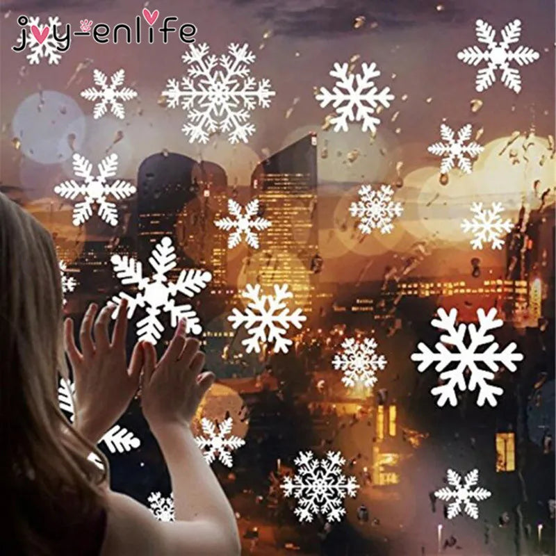 Nálepky na sklo vločky
