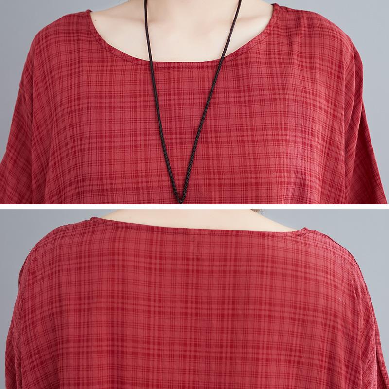 Dámské volné plus size letní šaty