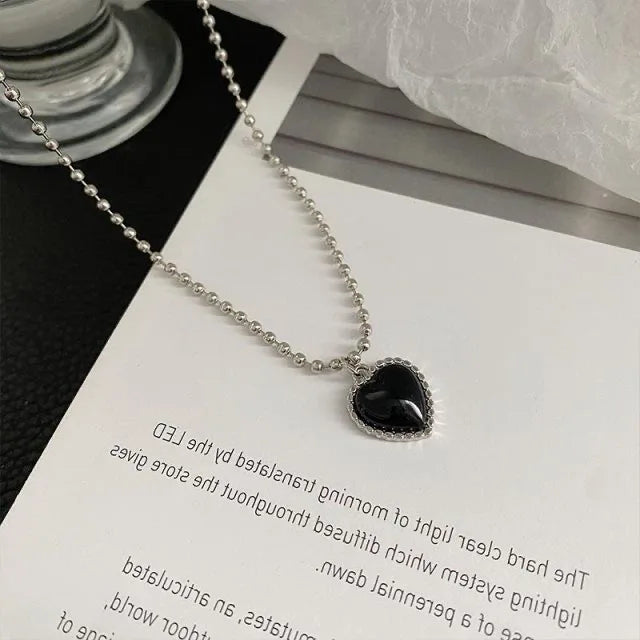 Náhrdelník Kpop srdce