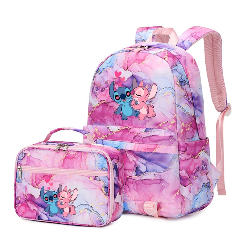 Školní batoh a taška na oběd Stitch