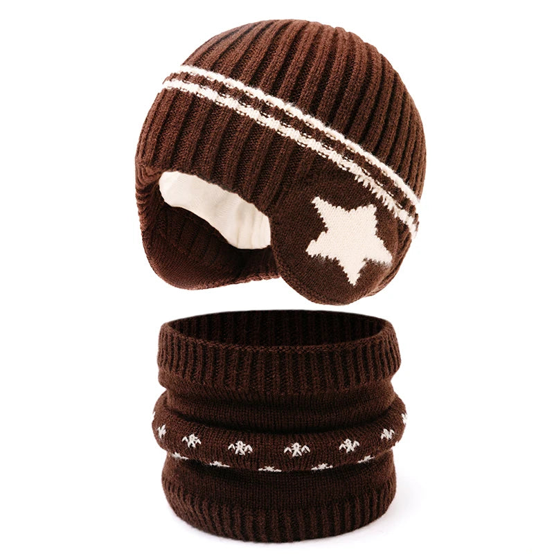 Chlapecká čepice přes uši