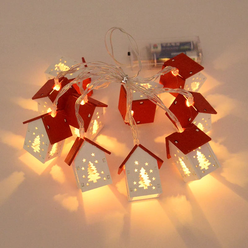 Vánoční domeček Led řetěz