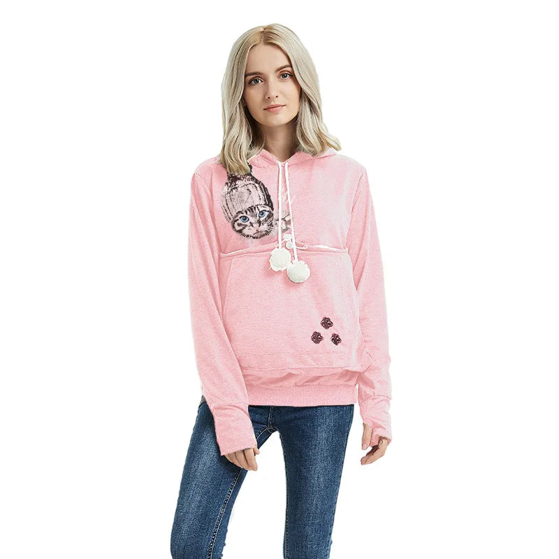Unisex mikina s kapsou pro psy