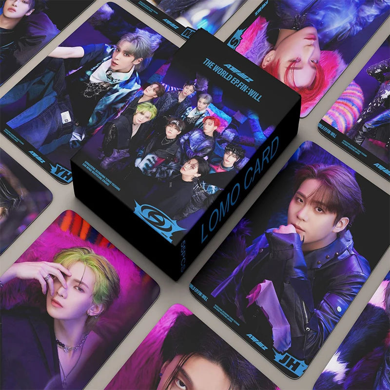 Lomo karty ATEEZ 55 ks