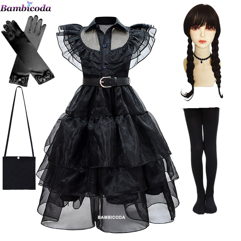 Dívčí kostým Wednesday