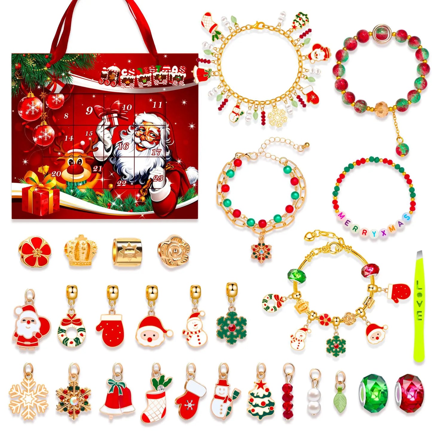 Adventní kalendář Vánoční šperky