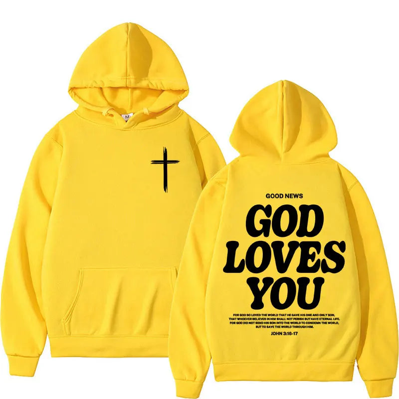 Unisex mikina God Loves You
