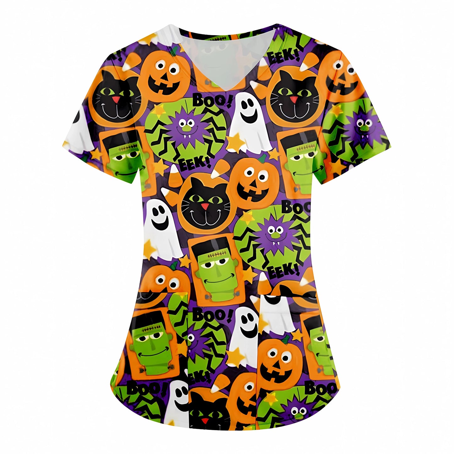 Dámské triko se vzorem Halloween