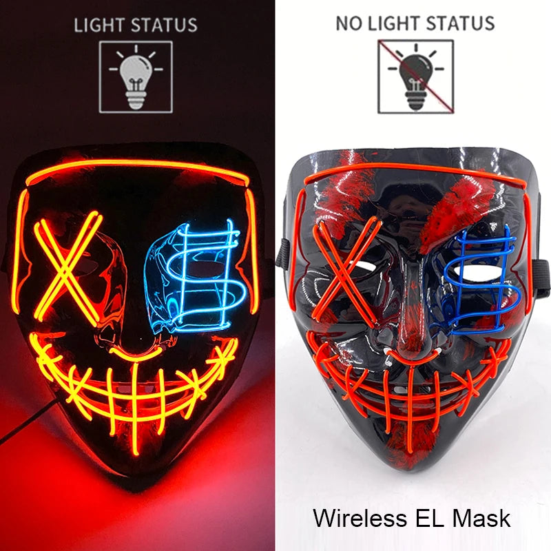 Neonová Led maska
