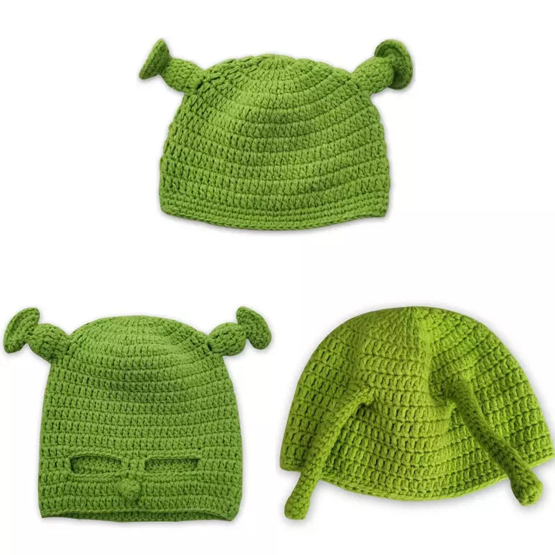 Vtipná čepice Shrek