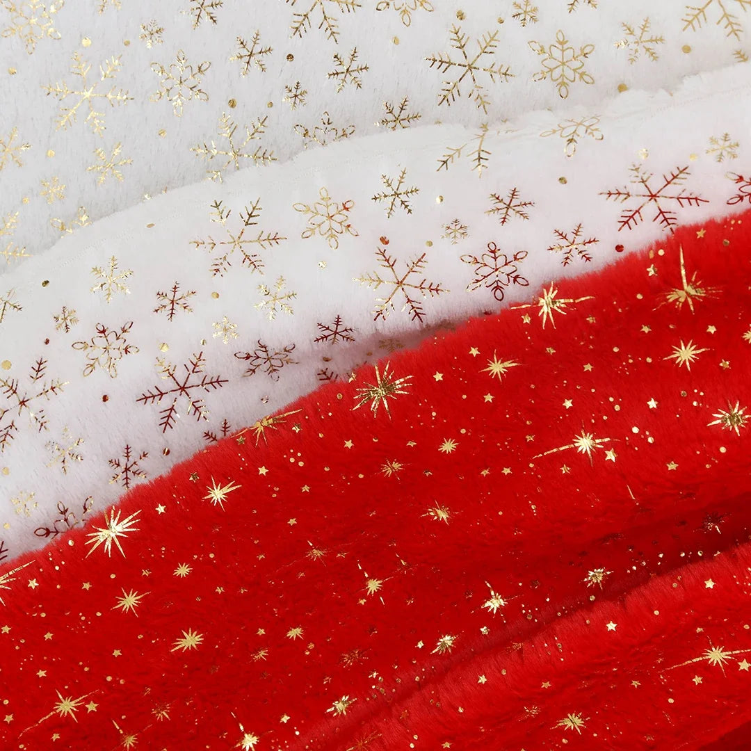 Textil s vločkami