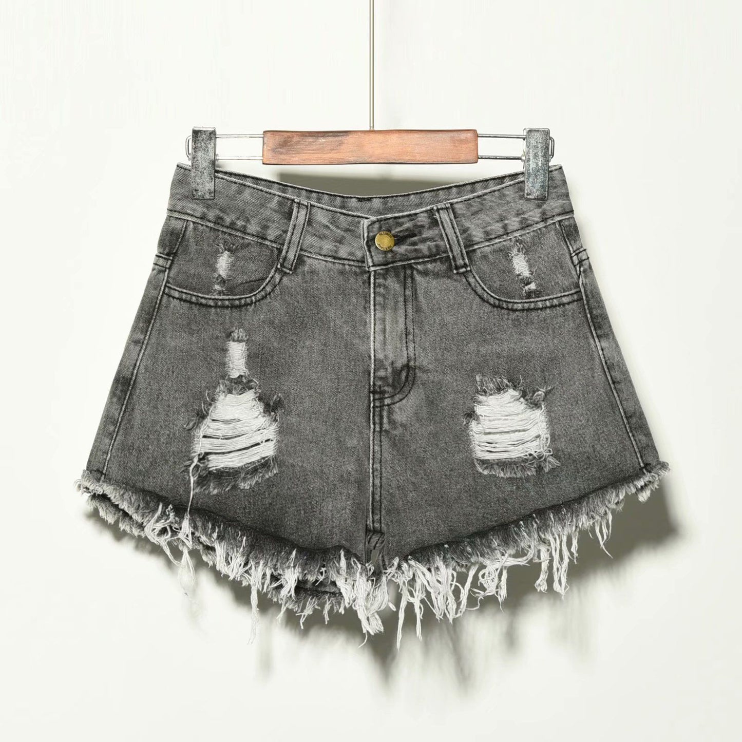 Dámské stylové denim kraťasy
