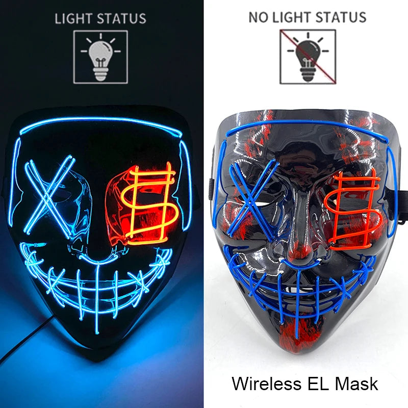 Neonová Led maska