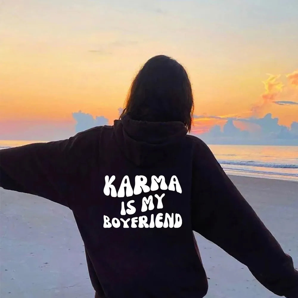 Dámská mikina Karma Is My Boyfriend