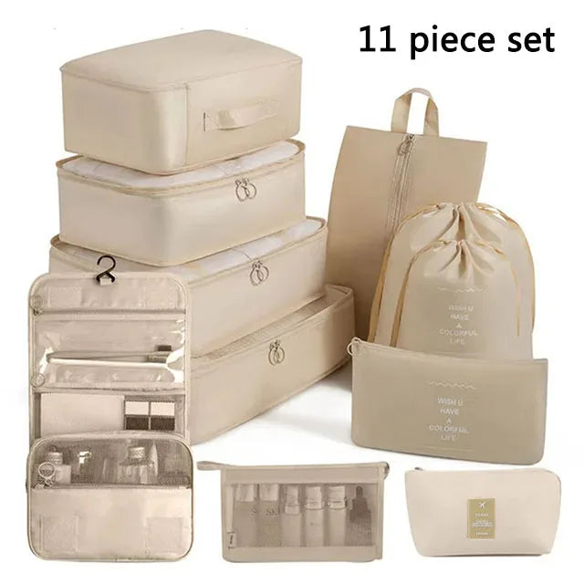 Set organizérů do kufru 11 ks