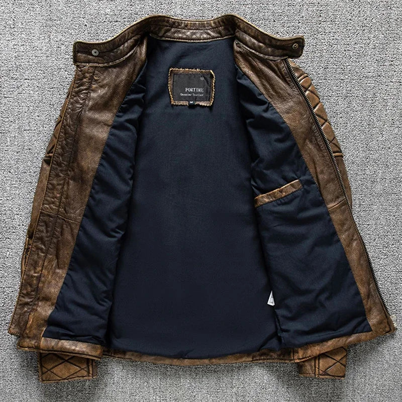 Pánská kožená bunda