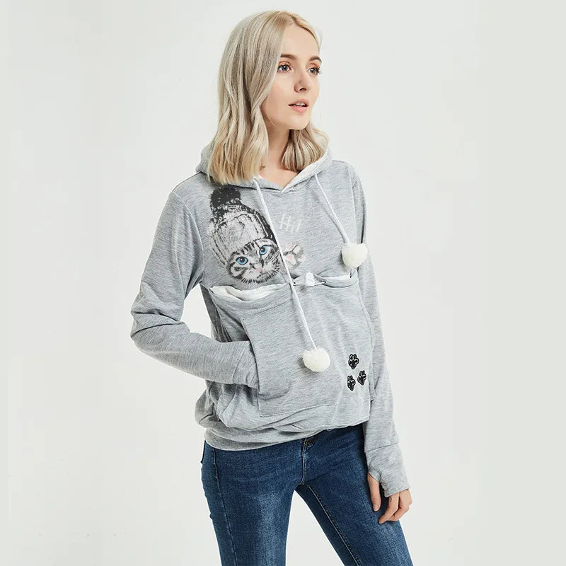 Unisex mikina s kapsou pro psy