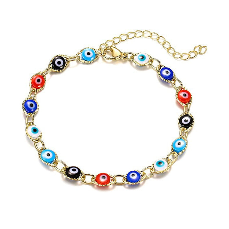 Jednoduchý náramek Evil eye