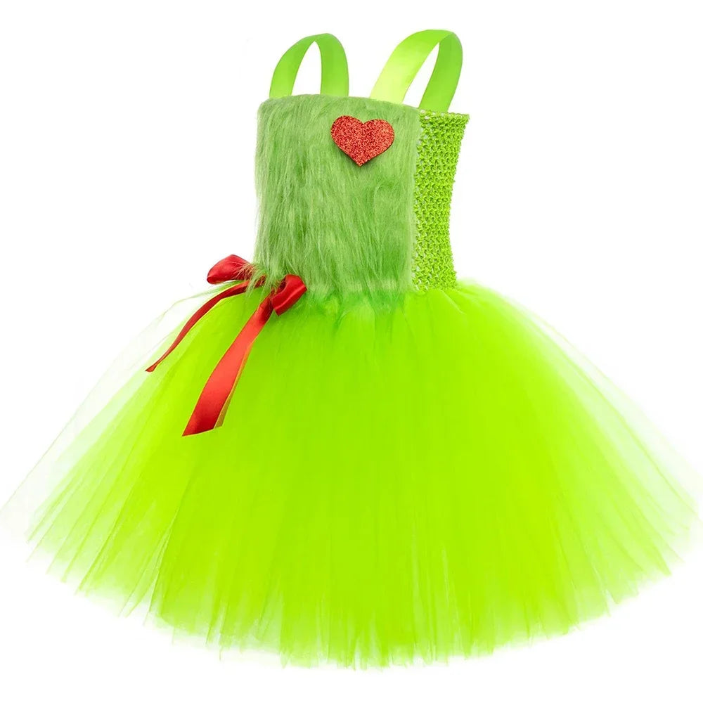 Dívčí šaty Grinch