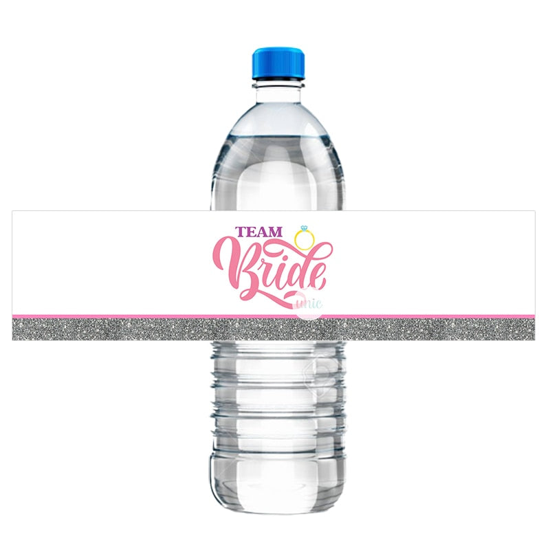 Dekorace na láhev Team Bride