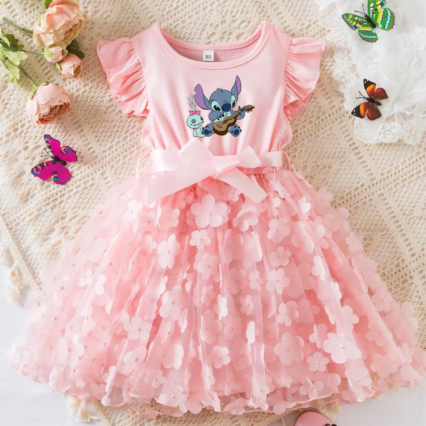 Dívčí šaty Stitch