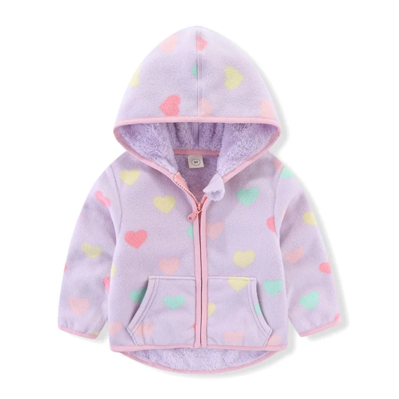 Fleece bunda se vzorem