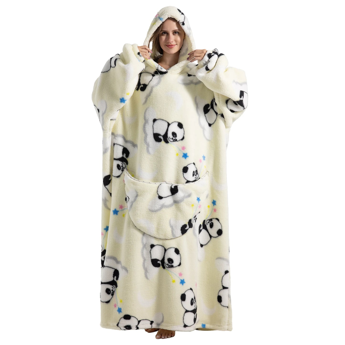 Unisex dlouhá mikinová deka