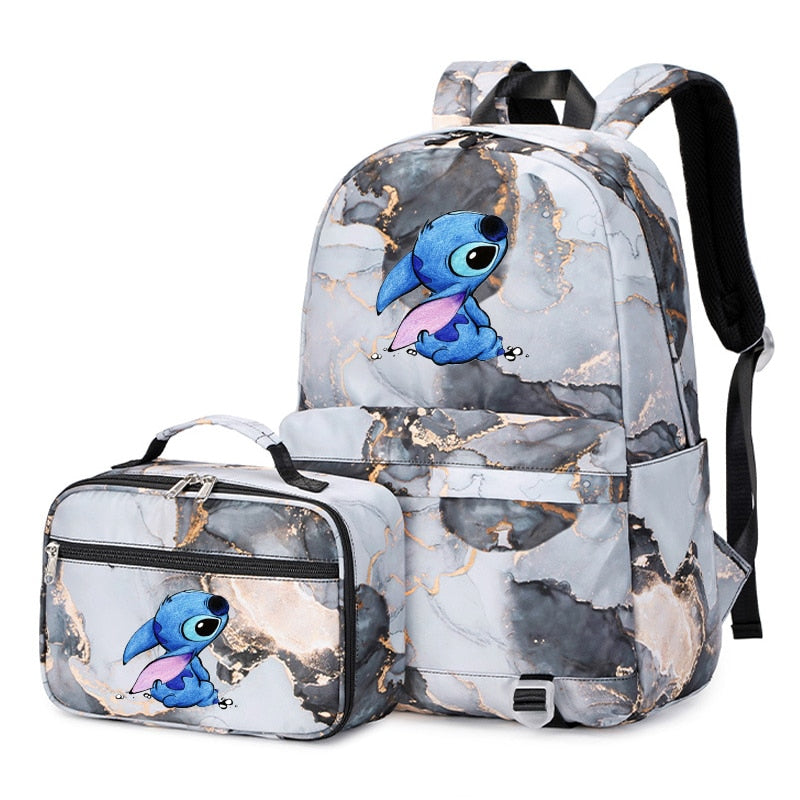 Školní batoh a taška na oběd Stitch