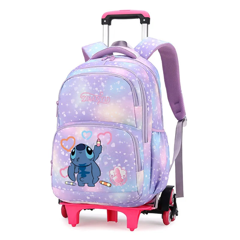 Batoh s potiskem Stitch na kolečkách