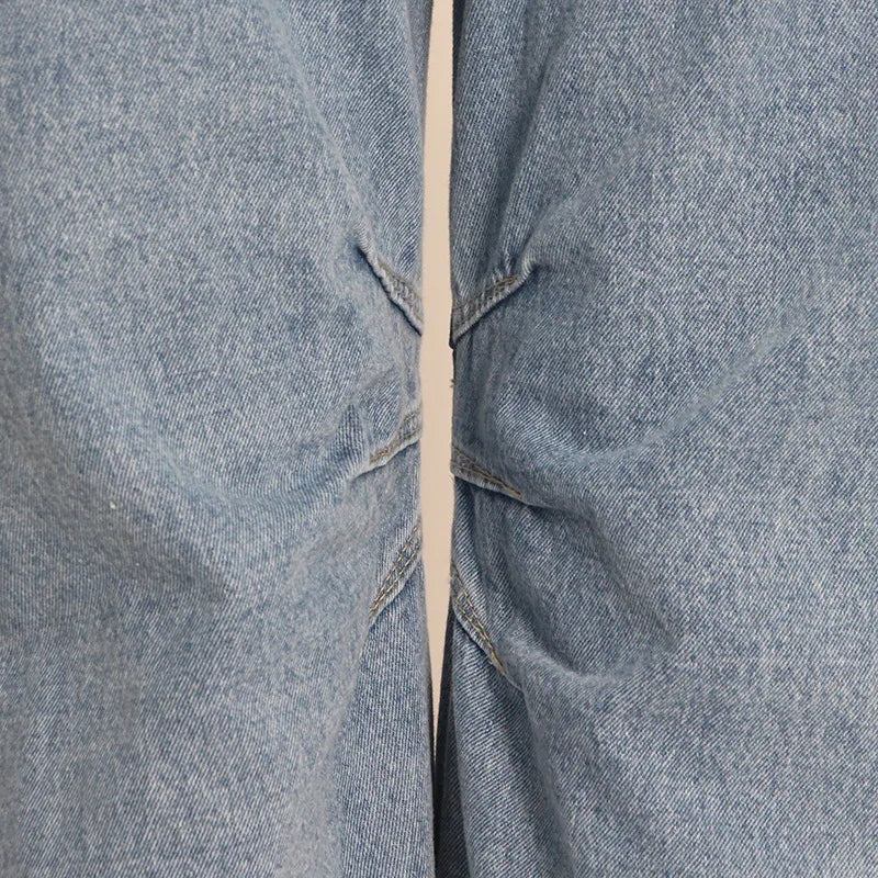 Dámské denim baggy kalhoty