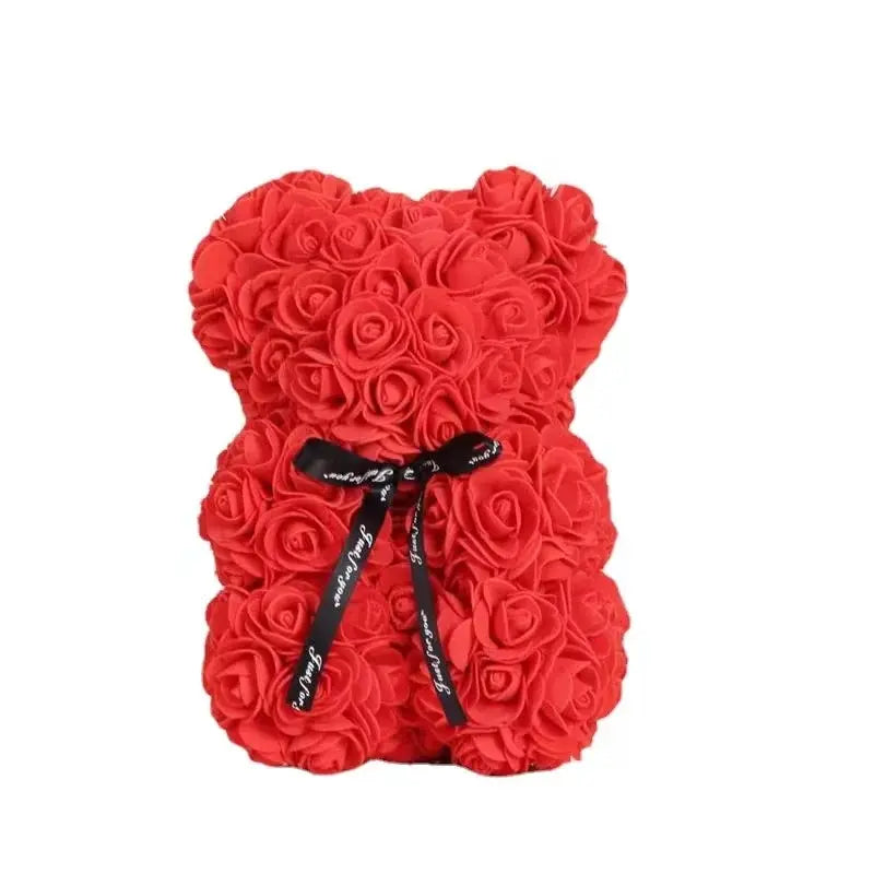 Medvídek z růží 25 cm