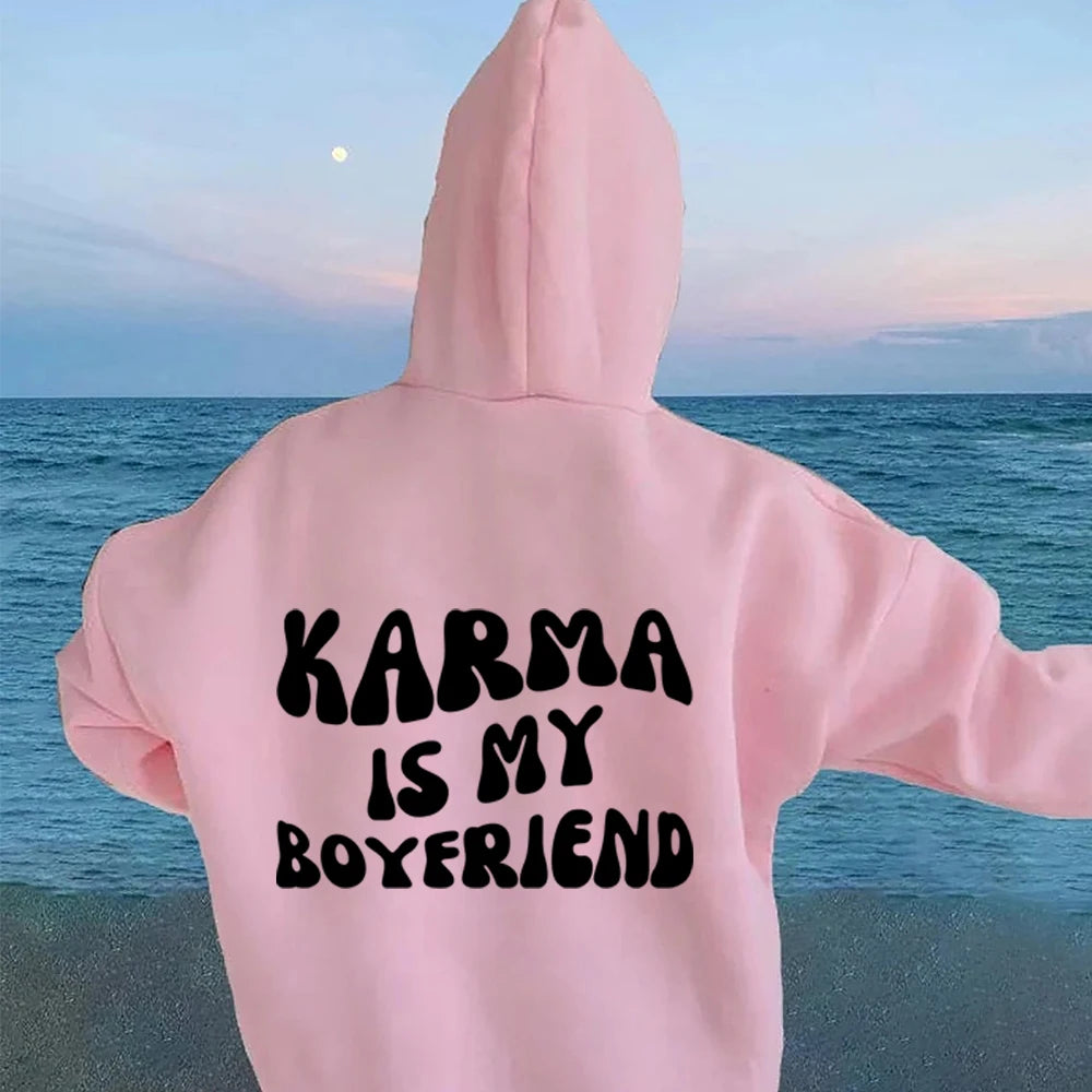 Dámská mikina Karma Is My Boyfriend