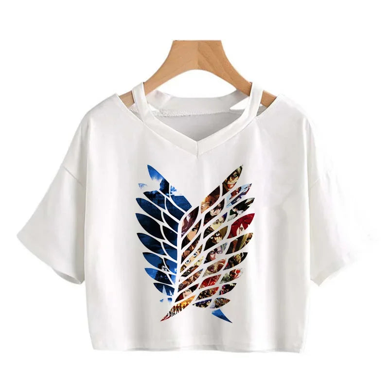 Dámský Anime croptop