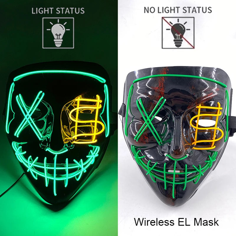 Neonová Led maska