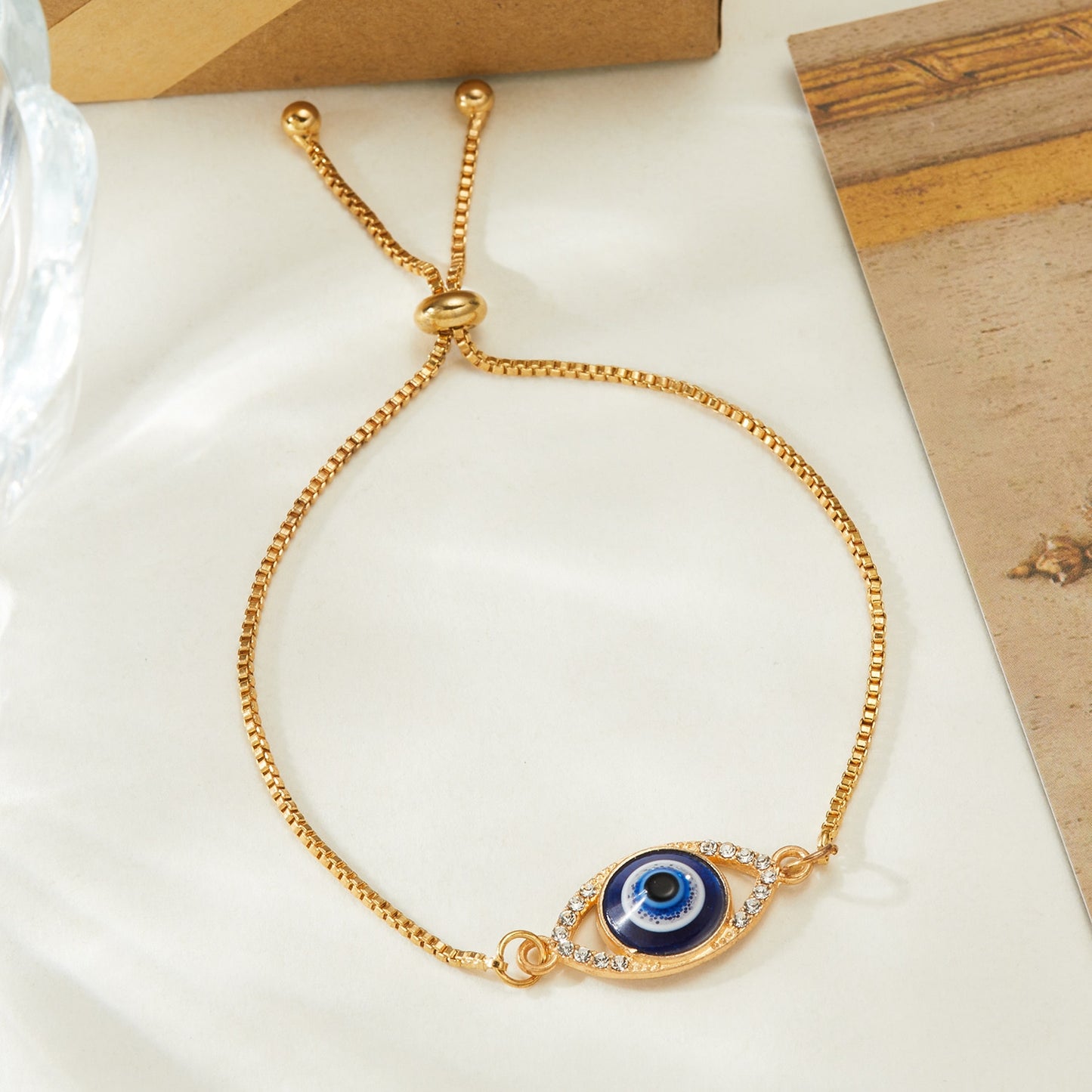 Jednoduchý náramek Evil eye