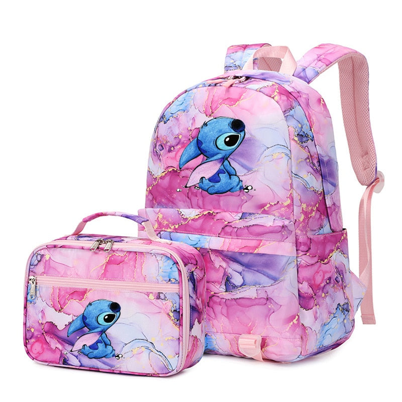 Školní batoh a taška na oběd Stitch