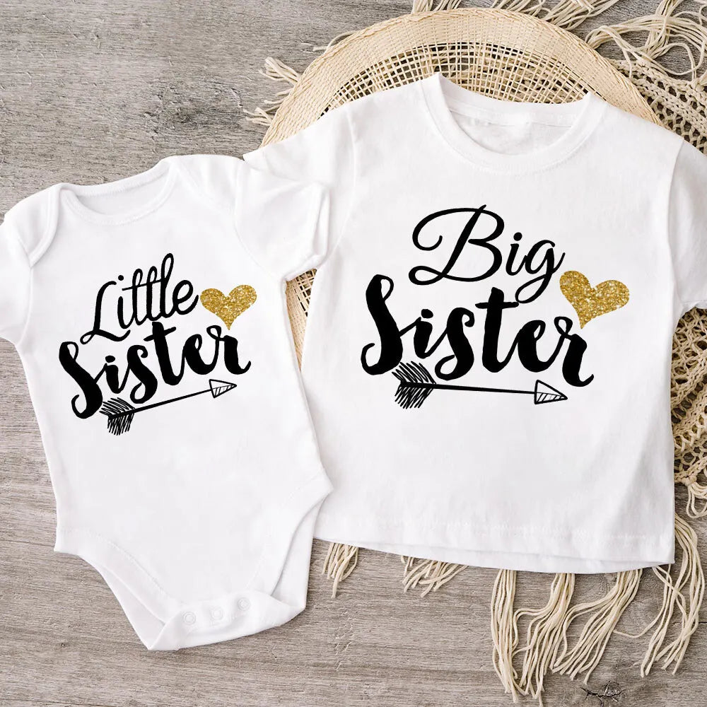 Dívčí triko Big Sister Little Sister