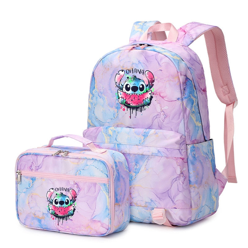 Školní batoh a taška na oběd Stitch