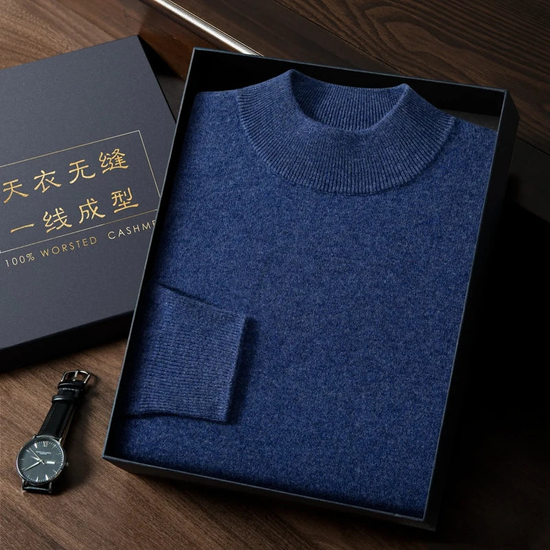 Pánský jemný svetr s kašmírem