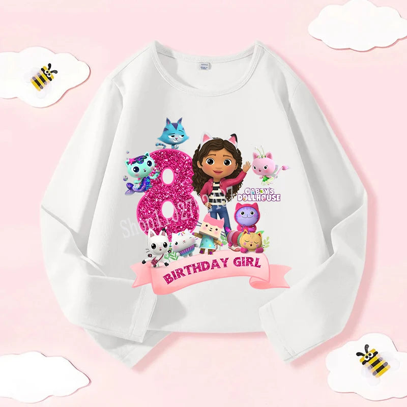 Narozeninové triko Gabby Dollhouse